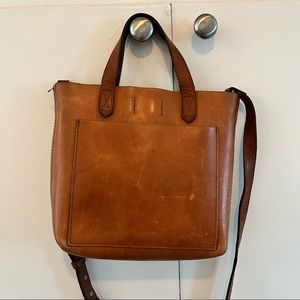 Madewell small transport tote brown